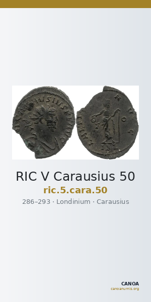 RIC V Carausius 50 — CANOA