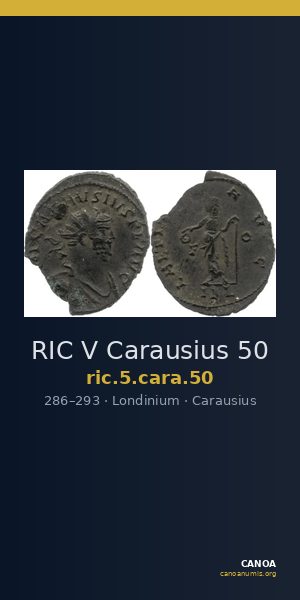 RIC V Carausius 50 — CANOA