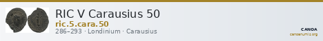 RIC V Carausius 50 — CANOA