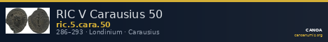 RIC V Carausius 50 — CANOA