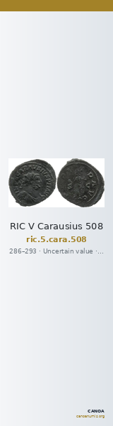 RIC V Carausius 508 — CANOA