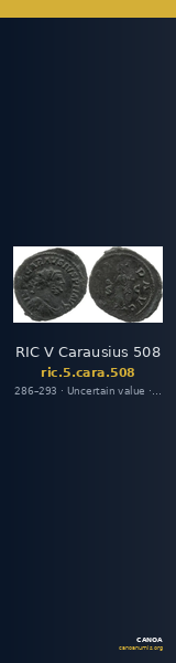 RIC V Carausius 508 — CANOA