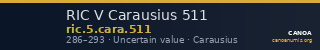 RIC V Carausius 511 — CANOA