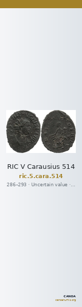 RIC V Carausius 514 — CANOA