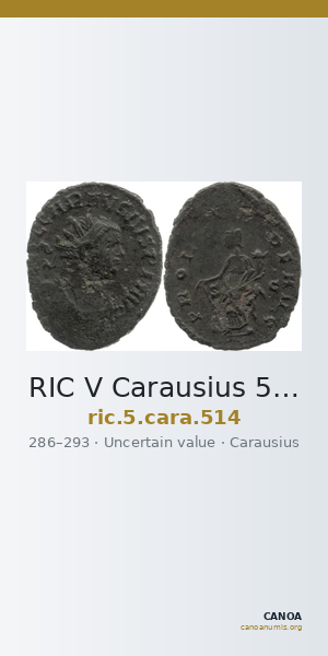 RIC V Carausius 514 — CANOA