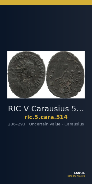 RIC V Carausius 514 — CANOA