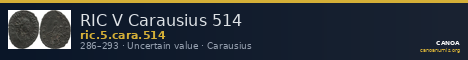 RIC V Carausius 514 — CANOA