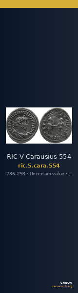 RIC V Carausius 554 — CANOA