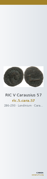 RIC V Carausius 57 — CANOA