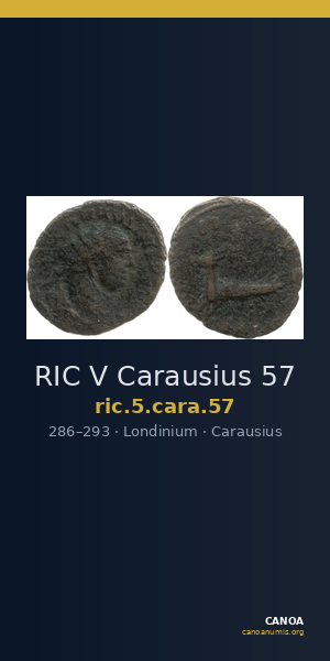 RIC V Carausius 57 — CANOA