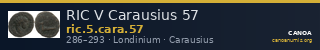 RIC V Carausius 57 — CANOA
