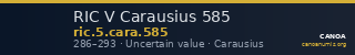 RIC V Carausius 585 — CANOA