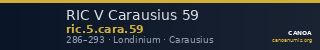 RIC V Carausius 59 — CANOA