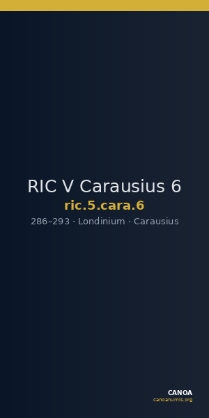 RIC V Carausius 6 — CANOA