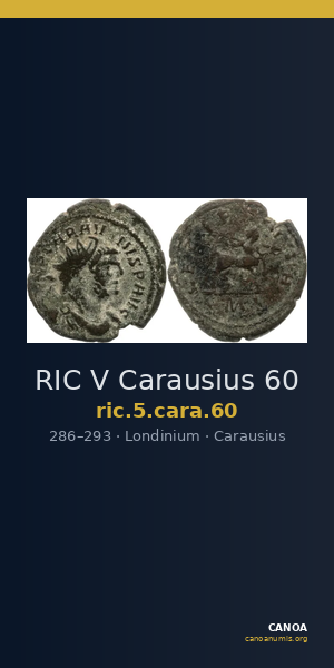 RIC V Carausius 60 — CANOA