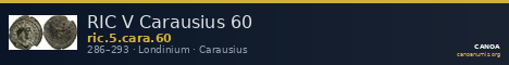 RIC V Carausius 60 — CANOA
