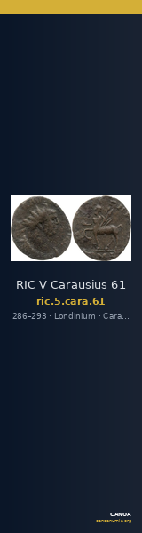 RIC V Carausius 61 — CANOA