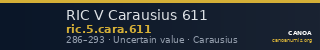 RIC V Carausius 611 — CANOA