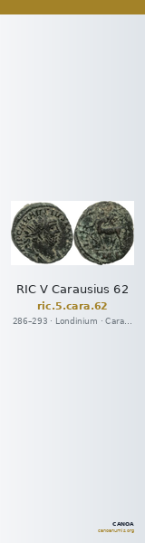 RIC V Carausius 62 — CANOA