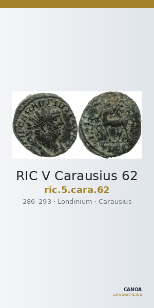 RIC V Carausius 62 — CANOA