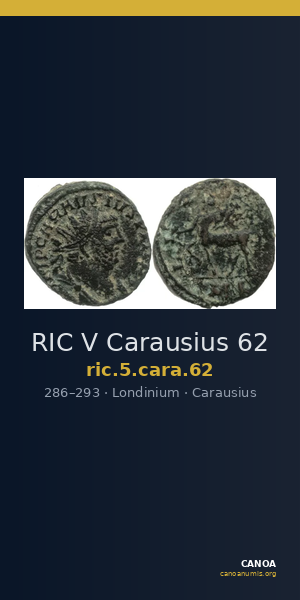 RIC V Carausius 62 — CANOA