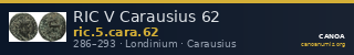 RIC V Carausius 62 — CANOA