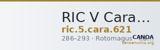 RIC V Carausius 621 — CANOA