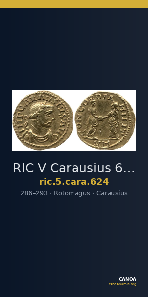 RIC V Carausius 624 — CANOA