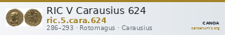 RIC V Carausius 624 — CANOA