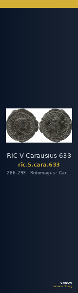 RIC V Carausius 633 — CANOA