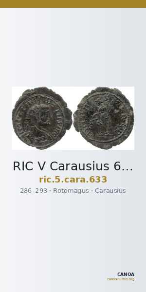 RIC V Carausius 633 — CANOA