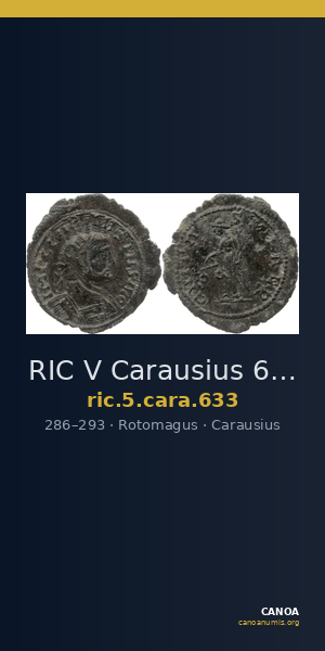RIC V Carausius 633 — CANOA