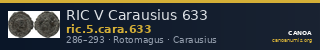 RIC V Carausius 633 — CANOA