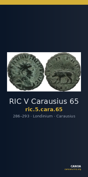 RIC V Carausius 65 — CANOA