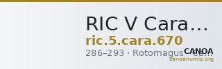 RIC V Carausius 670 — CANOA