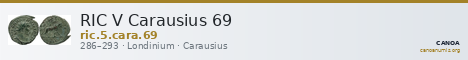 RIC V Carausius 69 — CANOA