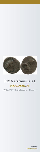 RIC V Carausius 71 — CANOA