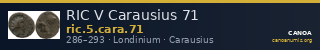 RIC V Carausius 71 — CANOA