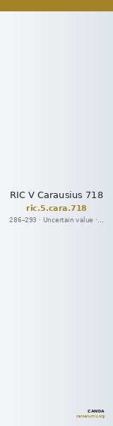 RIC V Carausius 718 — CANOA