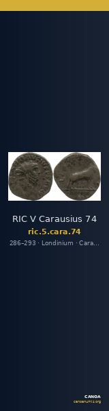 RIC V Carausius 74 — CANOA