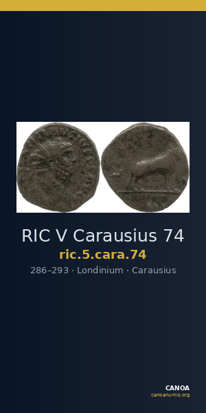 RIC V Carausius 74 — CANOA