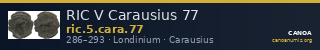RIC V Carausius 77 — CANOA
