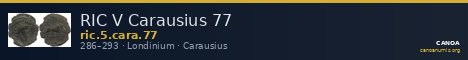 RIC V Carausius 77 — CANOA