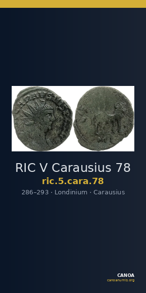 RIC V Carausius 78 — CANOA