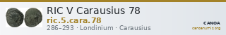 RIC V Carausius 78 — CANOA
