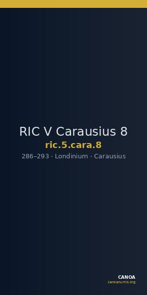 RIC V Carausius 8 — CANOA