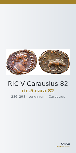 RIC V Carausius 82 — CANOA