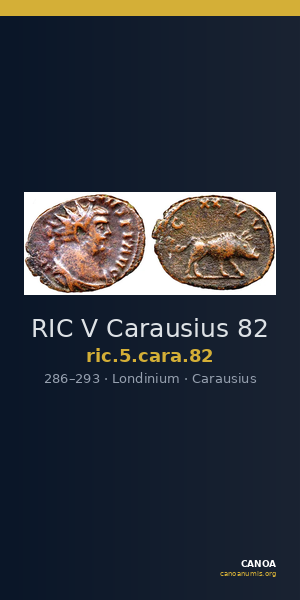RIC V Carausius 82 — CANOA