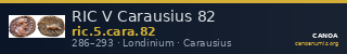 RIC V Carausius 82 — CANOA