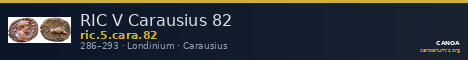 RIC V Carausius 82 — CANOA